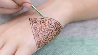Simple Elegant Mehndi Design ✨ Easy Henna (Hina) for Beginners #video  #viral  screenshot 4