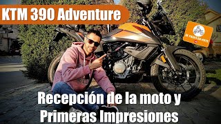 Compre la KTM 390 Adventure , consideraciones al comprarla y retirarla y primeras impresiones