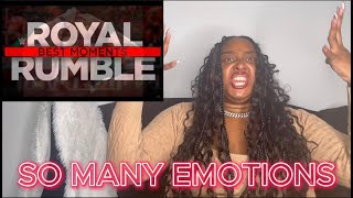 MY FIRST REACTION TO WWE ROYAL RUMBLE - BEST MOMENTS!