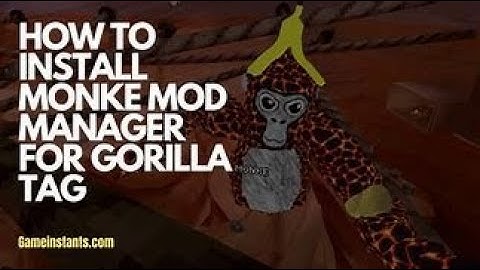 HOW TO GET GORILLA TAG MONKEY MOD MANAGER ON PC (FASTEST WAY!)
