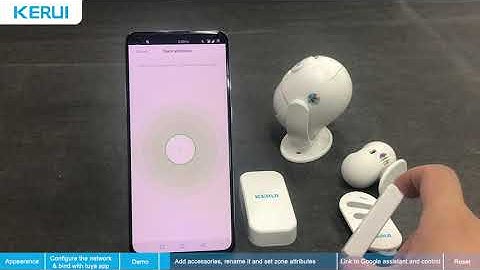 [KERUI] KERUI WP71 TuyaSmart Version | Link to google assistant and control by it