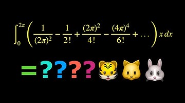 ∫(1/(2π)² - 1/2!  + (2π)²/4! - (2π)⁴/6! + (2π)⁶/8! + …)x dx [0, 2π].  Solve using Power Series?