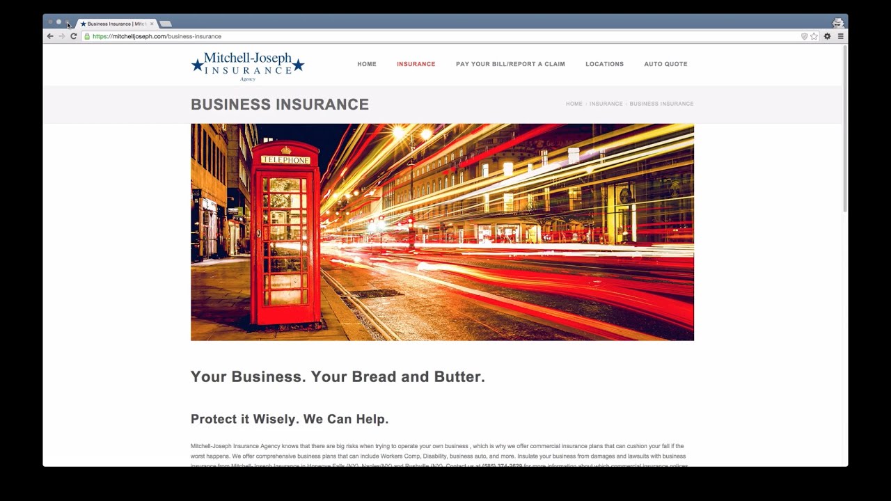 Responsive Mobile Insurance Website Drupal Cms Demo Youtube