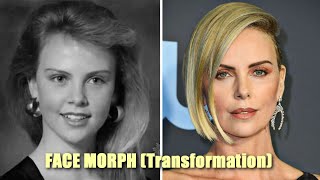 THE EVOLUTION OF CHARLIZE THERON (1975-2022) | FACE MORPH