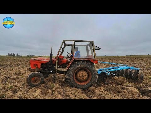 Zetor 6911 tractor (SOUND) + Eccentric 18 Plow discs In Action [ Agricultural Work ]