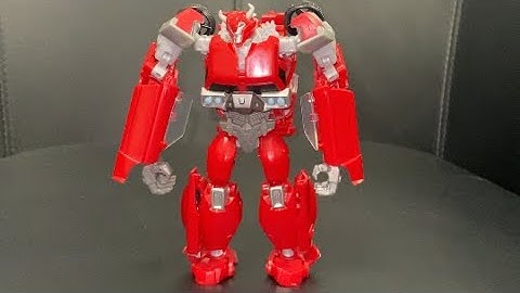 Transformers Prime deluxe cliffjumper complete transformation process video. Robots in disguise