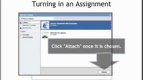 Edmodo Basics- Turning in an Assignment