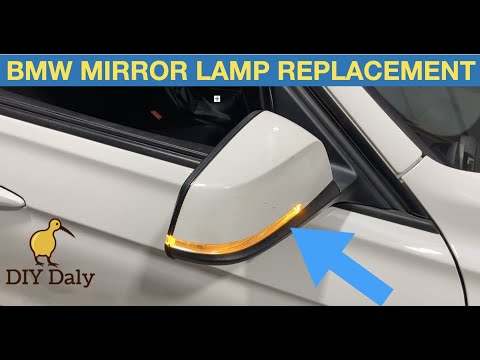 How to replace the side repeater lamp unit BMW 3 series