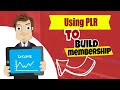 Using PLR To Build Membership Sites