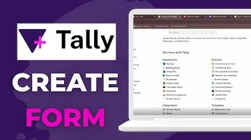 How To Create A Form In Tally.so