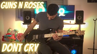 Guns N' Roses - Don't Cry - Electric Guitar Cover by Ido Peri