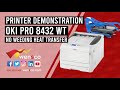 Wensco Sign Supply | Oki Pro 8432 WT: Digital Transfer T-Shirt Printer (No Weeding) | Demo Video