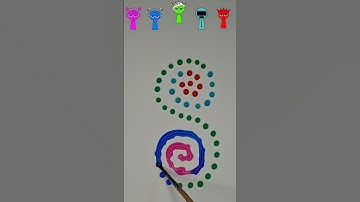 ASMR Color Mixing #sprunki #satisfying #asmr #color #oddlysatisfying