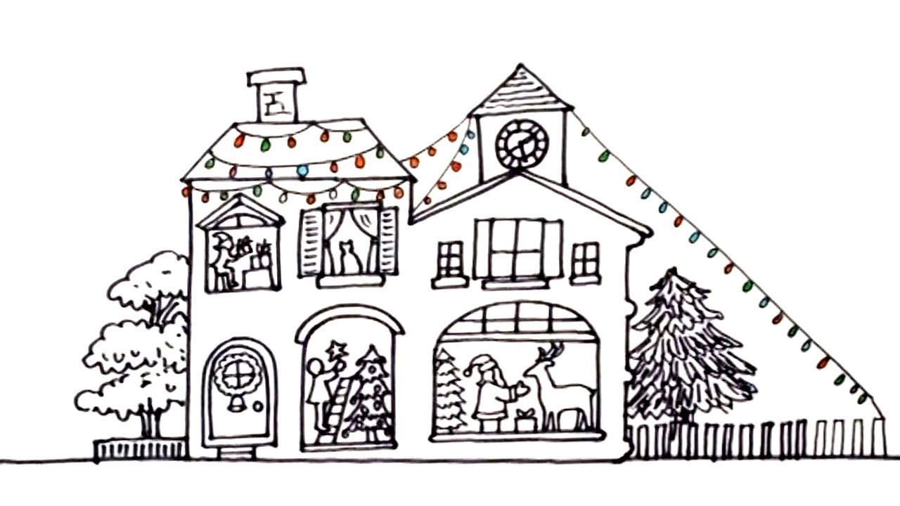 21 Easy Christmas Drawing Ideas