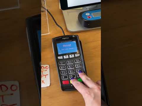 Machine not working? Reset pin pad/card swipe