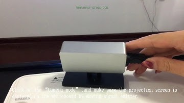 how to install oway finger touch portable interactive whiteboard