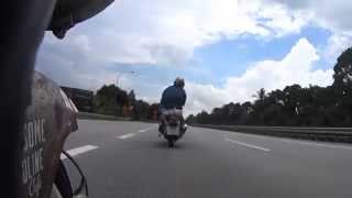 Lambretta Thailand on Malaysia Highway