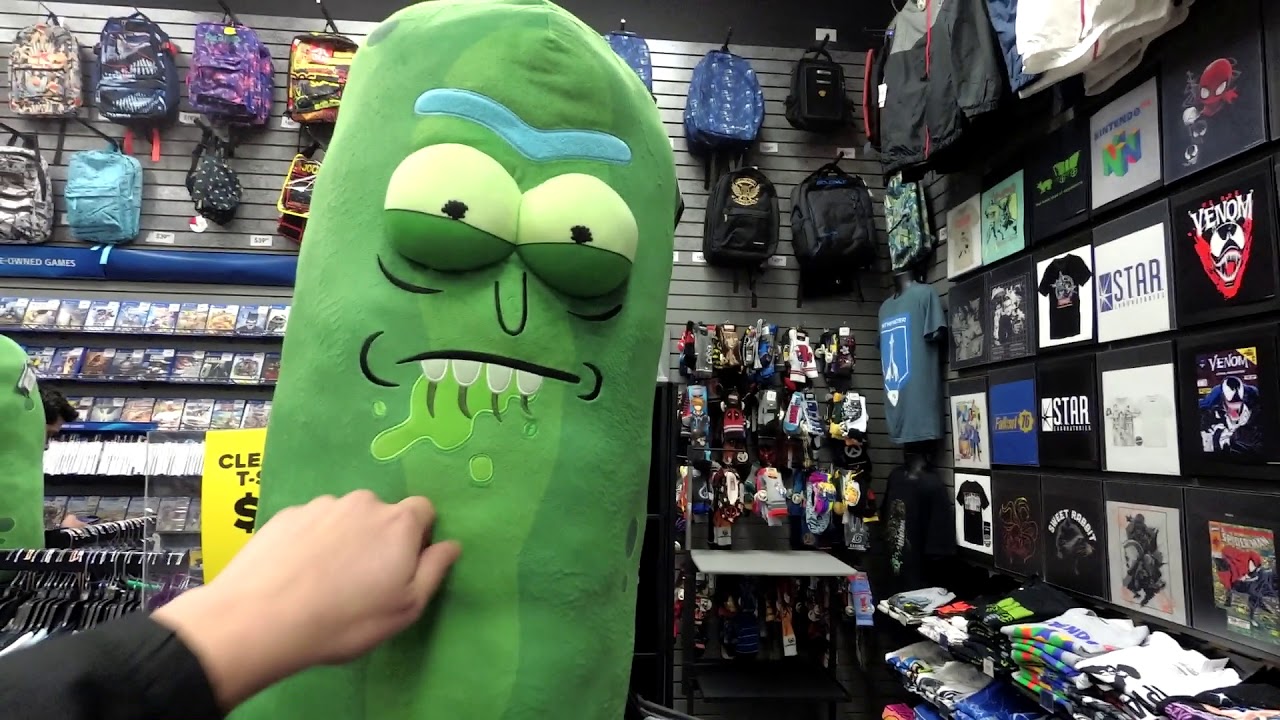 pickle rick plush 36 inch