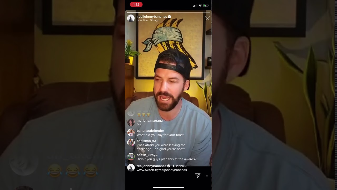 Johnny Bananas The Challenge Total Madness discusses his alliance with Wes.