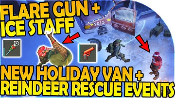 NEW HOLIDAY VAN + REINDEER RESCUE EVENTS - NEW FLARE GUN - Last Day On Earth Survival 1.6.12 Update