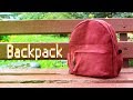 Портфель из кожи с подкладом ♥ DIY ♥ Backpack