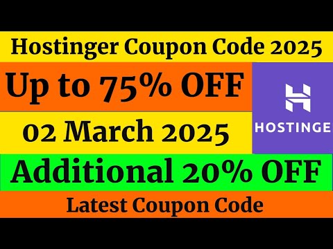 Hostinger Coupon Code | ✅48 Months Cloud Hosting✅