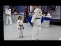 Ata  green belt test  self defense  taekwondo