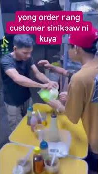 yong order nang customer sinikpaw agad ni kuya #viral