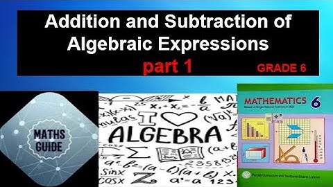 Addition and subtraction of algebraic expressions| PCTB6 mathematics| Exercise 6.4| Add and subtract