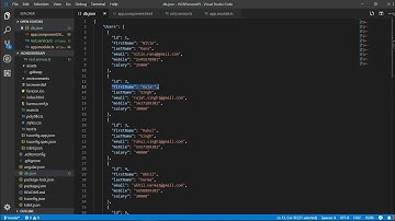 Display Table in Angular using JSON Server Rest API