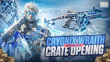 MG! NEW ULTIMATE | Cryonix Wraith Set + Vector Upgrade | luckiest Crate Opening! #bgmi #pubg #gaming