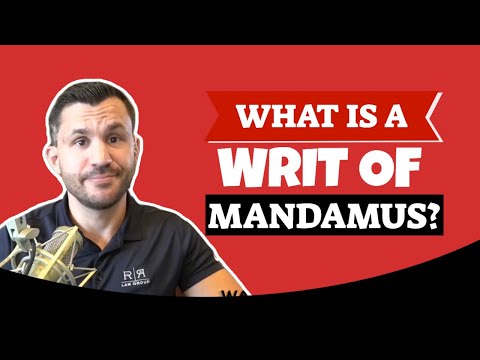 Wideo: Czy nakaz mandamusa jest legalny?