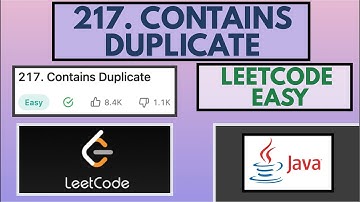 Leetcode | 217. Contains Duplicate | Easy | Java Solution