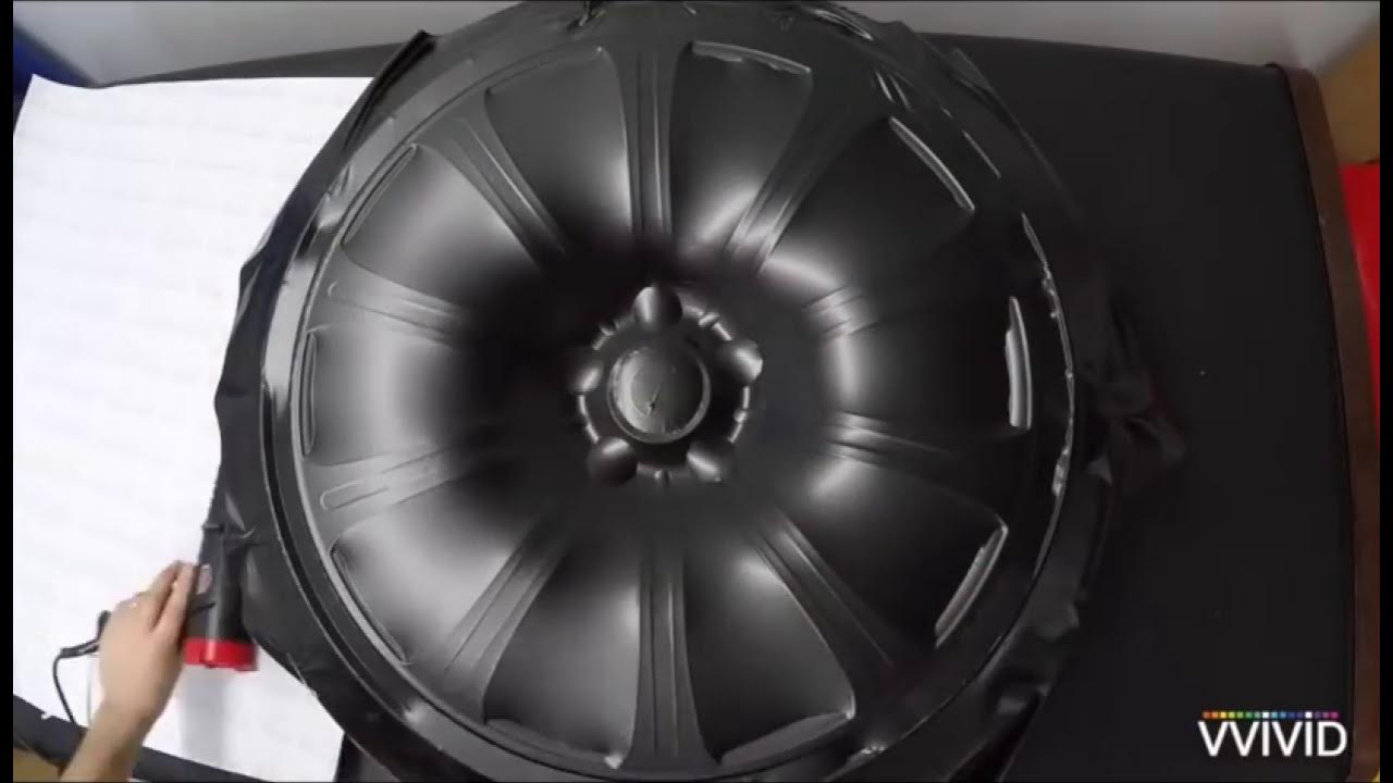 How To Vinyl Wrap Car Rims YouTube