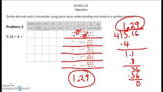 G5.M1.L14 -Dividing with Decimals