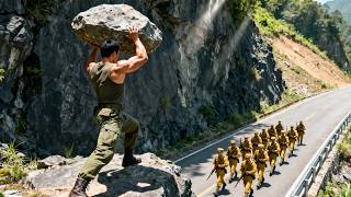 八路利用地形優勢提前設伏，300公尺高處丟下巨石砸扁大批日軍！⚔️ 抗日 | 戰爭 | Kung Fu #特種兵 #中國電視劇