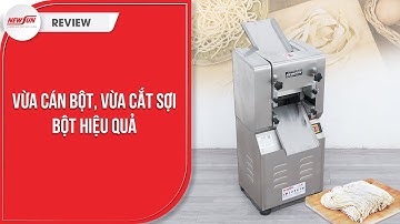 Máy cán và cắt sợi bột MCM-AG25: cán bột mỏng mịn, cắt sợi mỳ siêu đều, không đứt gãy