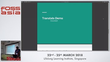 Introduction to Transtats - Sundeep Anand - FOSSASIA 2018