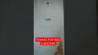 Happy 1000 Subscriber ??shorts short viral youtubeshorts ytshorts 1k