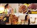 [자취생 일상 vlog] 방어의 계절 찐 집순이 하루 (야채곱창/대게/방어/해산물파티/60계치킨/떡볶이/경락 관리의날)