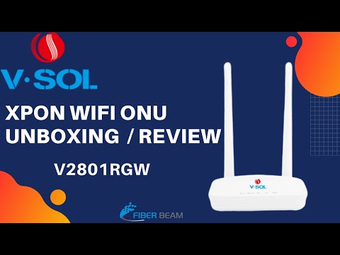 VSOL V2801RGW xPON ONT/ONU UNBOXING REVIEW ⚡⚡ | URDU HINDI |