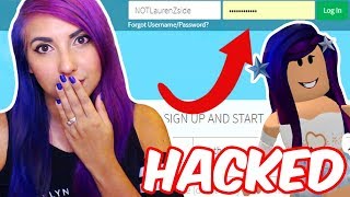 HACKING LAURENZSIDE'S ROBLOX ACCOUNT!