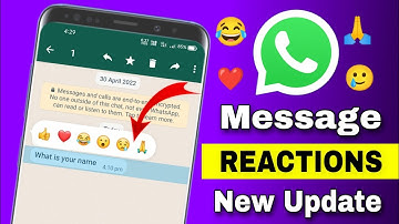 WhatsApp Message❤️ Reactions feature ||How to Use WhatsApp Message Reaction || New update 2022