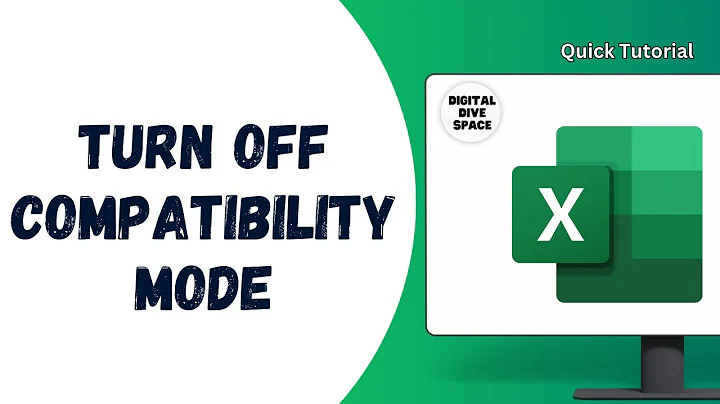 How to turn off compatibility mode in Excel