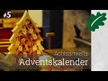 Achtsamkeits Adventskalender Baum aus Holz einfach selber machen