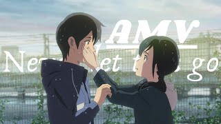 Never let this go - Tom frane (Sped Up) // Weathering with you [AMV/lyrics] Resimi