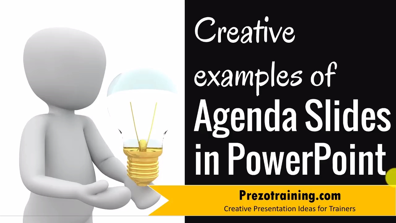 another word for agenda in presentation