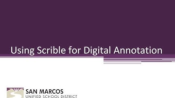 Annotating with Scrible