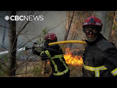 France slows wildfire progress, but devastation remains