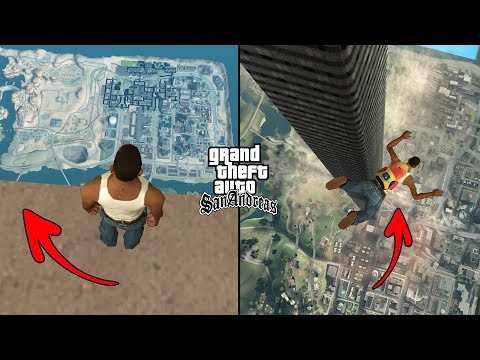 Jumping Off The Tallest Tower in GTA San Andreas (Crazy Jump)